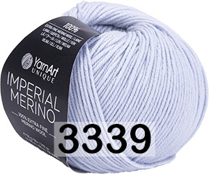 Пряжа Yarnart Imperial Merino 3339 серо-голубой