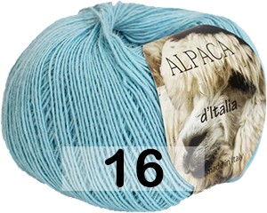 Пряжа Сеам Alpaca Italia 16 иранская бирюза
