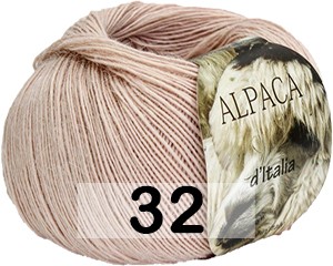 Пряжа Сеам Alpaca Italia 32 бл.розовый