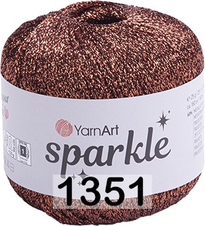 Пряжа YarnArt Sparkle 1351 т.медь