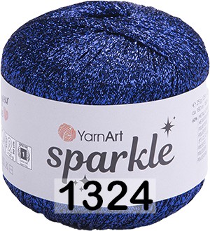 Пряжа YarnArt Sparkle 1324 синий