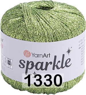 Пряжа YarnArt Sparkle 1330 св.зеленый