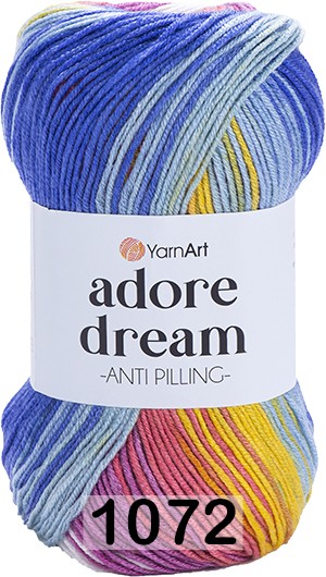 Пряжа YarnArt Adore Dream 1072 