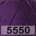 Пряжа YarnArt Begonia 5550 т.фиолетовый