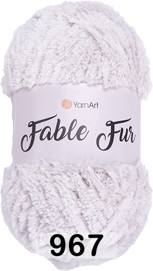 Пряжа YarnArt Fable Fur 967 кремовый