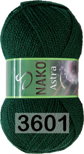 Пряжа Nako Astra 03601 изумрудный