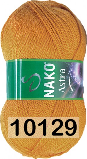 Пряжа Nako Astra 10129 горчичный