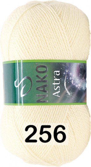 Пряжа Nako Astra 00256 молочный