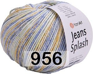 Пряжа YarnArt Jeans Splash 956 бел.гол.желт.
