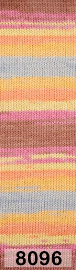 8096 СЕР.ЖЕЛТ. ОРАНЖ.БУР.РОЗ.
