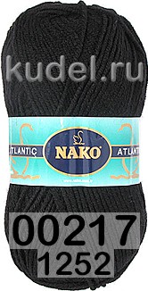 Пряжа Nako Atlantic 00217(1252) черный