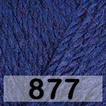 Пряжа YarnArt Milano 877 т.синий