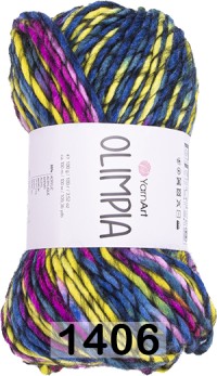 1406 БИРЮЗОВО-СИРЕНЕВО-ОРАНЖЕВЫЙ