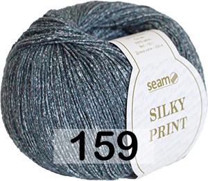Пряжа Сеам Silky print 159 АЛЬПИЙСКИЙ СЕРЫЙ