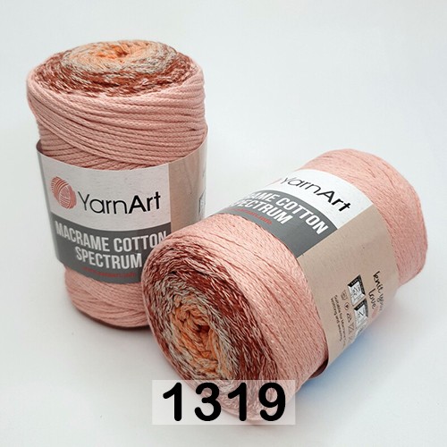 Пряжа YarnArt macrame cotton spectrum 1319 пудра-беж