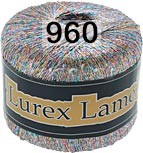 Пряжа Сеам Lurex Lame 550 960 мультицветной