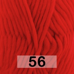 Пряжа Drops Eskimo/snow Uni Colour 56 рождественский красный