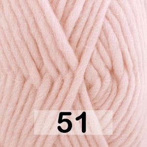 Пряжа Drops Eskimo/snow Uni Colour 51 розовый порошок